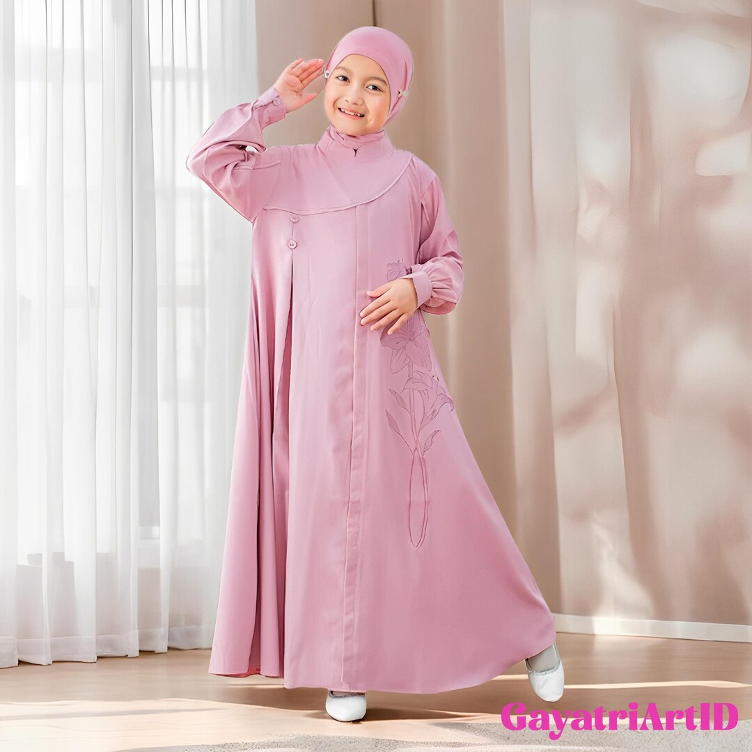 Ayudia Dress for Modern Muslim Girls, Muslim Dress, Kids Abaya