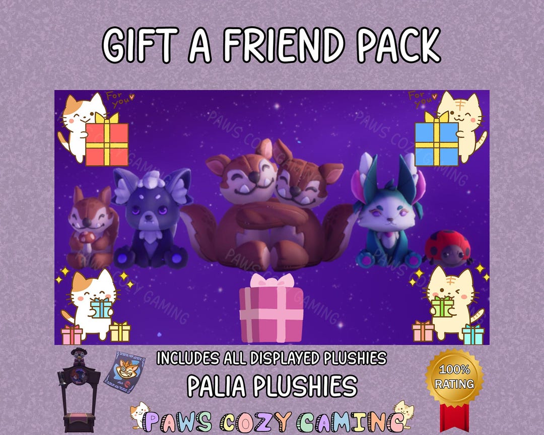 Palia Gift a Friend Plushies Pack - Palia Gift - Palia Referral ...