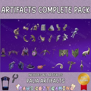 Palia Artifacts Complete Pack - Ancient Bundle - Umbraan Bundle - Wartorn Bundle - Palia Ancient Machine - Umbraan Dress - Palia Elderwood