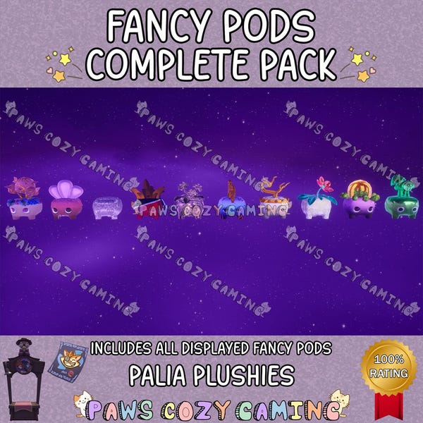 Palia Fancy Pod Complete Pack - All Fancy Potato Pods - The Highlands Potato Pods - Fancypod - Palia Plushies