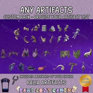 Palia Any Artifact Selection - Ancient Bundle - Umbraan Bundle - Wartorn Bundle - Palia Ancient Machine - Umbraan Dress - Palia Elderwood