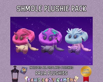 Palia Shmole Plushie Pack - Shmole Plushie - Piksii Shmole Plushie - Elderwood Shmole Plushie - Palia Elderwood Plushies - Palia Plushies