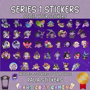Palia S1 Stickers - Palia Stickers - Series 1 – Palia Plushies – Palia Emotes – Palia Expressions - Groovin – Puppy Dog – Tish Snap a Photo