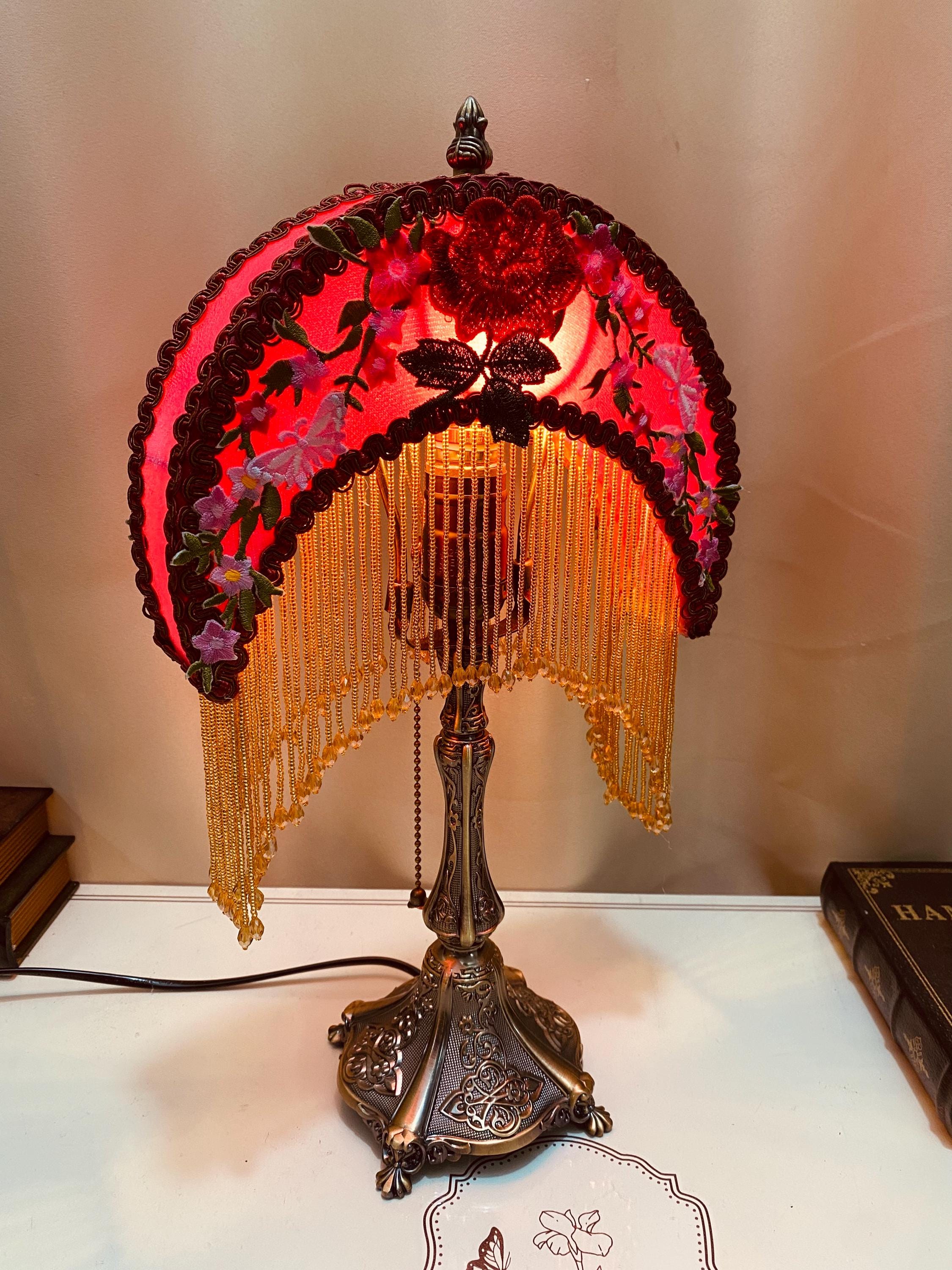 アンティーク調ランプシェード Antique victorian glass lamp shades - Etsy 日本