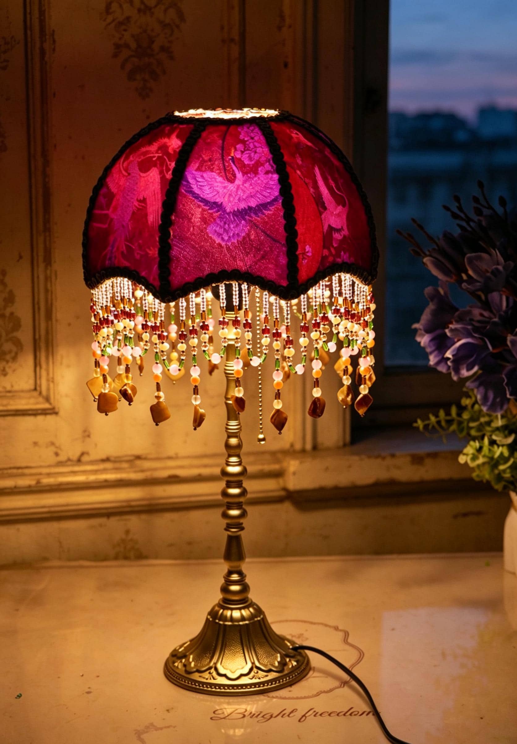 French vintage lamp - Etsy 日本