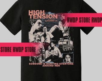 High Tension Horror Movie T-Shirt 2003 France Horror Film Shirt