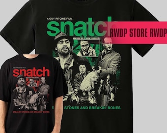 Snatch Movie T-shirt (2000) Crime Comedy Film Tees