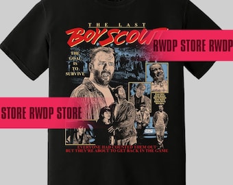 The Last Boy Scout Movie T-Shirt (1991) Action Film T shirt