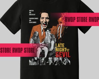 Horror Movie Late Night With The Devil Movie T-shirt (2023) Unisex Horror Film Tee