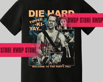 Die Hard 1988 Movie T-Shirt - Retro John McClane Graphic Tee