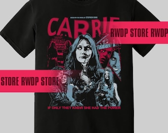 Carrie Movie T-Shirt: Classic 70s Horror Film Unisex Tee