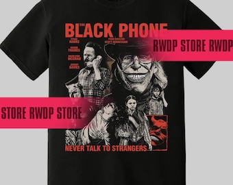 The Black Phone Movie T-Shirt: Horror Film Inspired Design