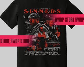 Sinners Movie T-shirt (2025) Unisex Horror Action Film Tee - Etsy