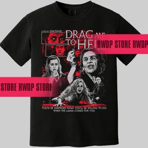 Drag Me to Hell Movie T-shirt (2009) Inspired Supernatural Horror film T shirt