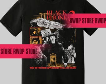 Black Phone 2 Movie T-shirt (2025) Unisex Horror Film Shirt