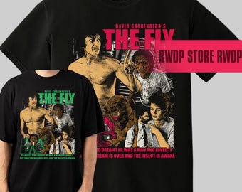 The Fly Movie T-Shirt (1986) - Classic Horror Film