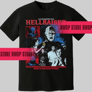 Hellraiser Movie T-shirt (1987) 80s Horror Film Tees