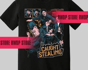 Caught Stealing Movie Inspired T-shirt (2025) Vintage Style Comedy Crime Film T-shirt