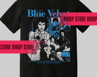 Blue Velvet Movie T-Shirt 1986 Thriller Film T shirt