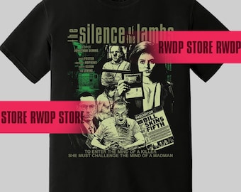 The Silence of the Lambs T-shirt (1991) Thriller Movie  T shirt