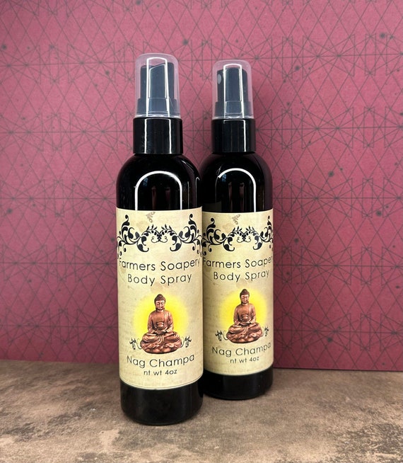 Nag Champa Scented 4oz Body Spray Sandalwood Body Spritz Fragrance Hair  Conditioner Spray Perfume Scented Body Mist