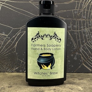 Witches Brew Lotion  - 4oz Hand & Body Cream, Nourishing Moisturizing Lotion for Dry Skin on Face, Body, Hands