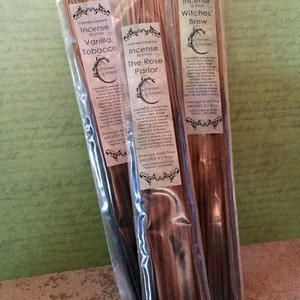 Holiday Hearth Incense - 20 Sticks - Hand Dipped, Strongly Soaked Heavily Scented Stick Incense