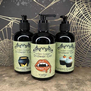 Hippie Chick Shower Gel - Liquid Soap, Body Wash, Bubble Bath - 8oz - Vegan, Hypoallergenic, Cruelty-Free Soap
