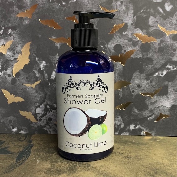 Coconut Lime Shower Gel Body Wash Liquid Soap or Bubble - Etsy