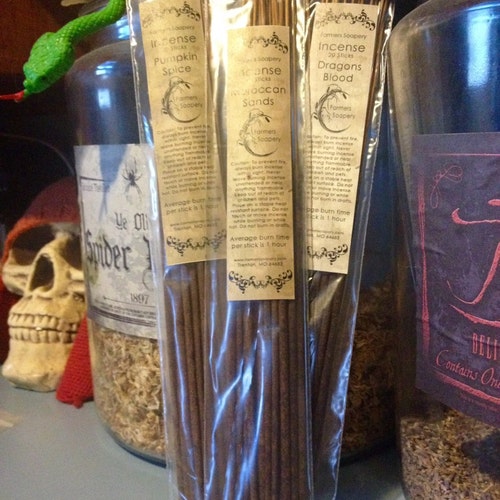 Witches' Brew Incense 20 Sticks Hand Dipped Strongly Etsy