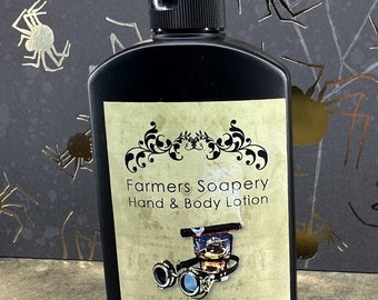 Smoke & Arrogance Hand Body Lotion 4oz Moisturizing Scented Tobacco Leaf Amber Spices Moisturizing Lotion for Dry Skin on Face, Body, Hands