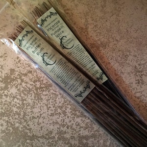 Holiday Hearth Incense 20 Sticks Hand Dipped, Strongly Soaked Heavily Scented Stick Incense image 2