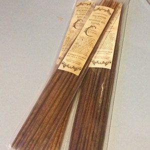 Lavender Incense - 20 Sticks - Hand Dipped, Strongly Soaked - Essential Oil Heavily Scented Stick Incense