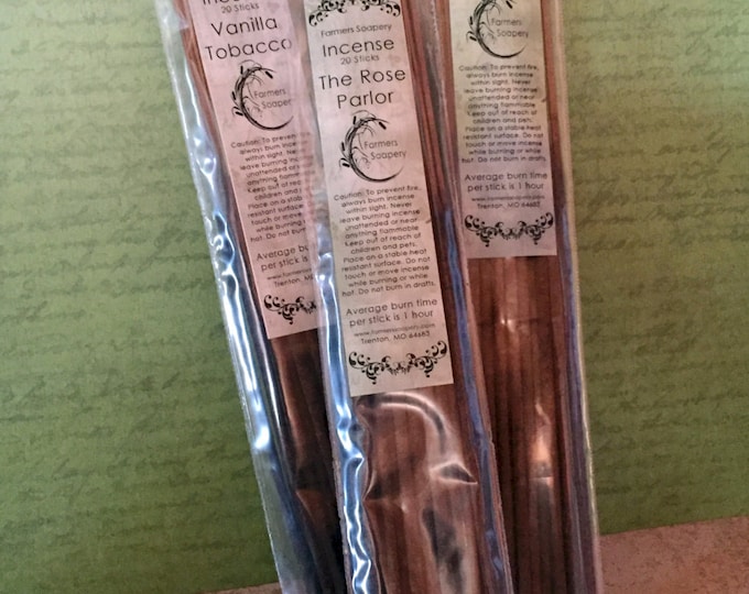 Highland Spring Incense 20 Sticks Hand Dipped, Strongly Soaked Heavily