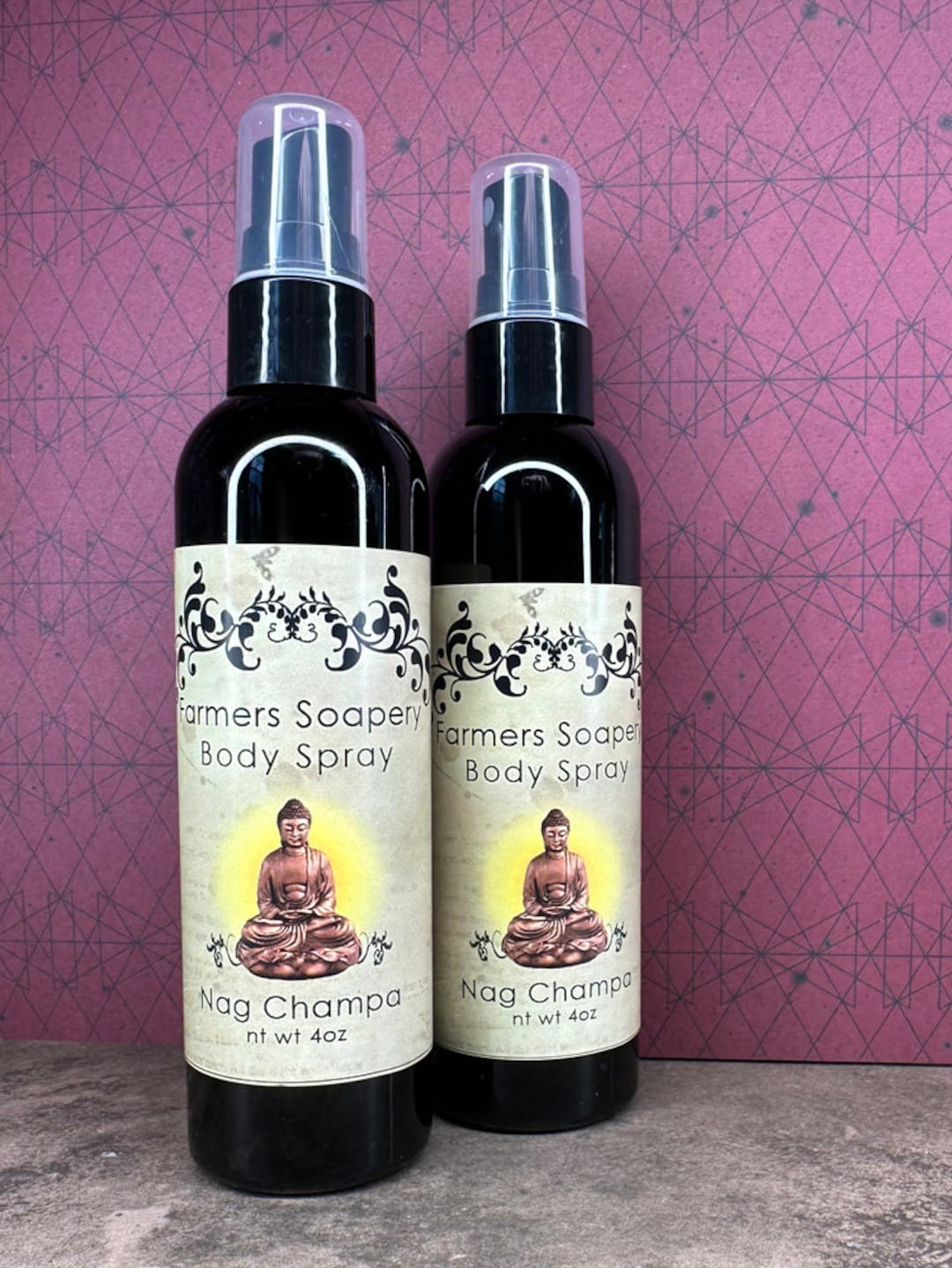 Nag Champa Scented 4oz Body Spray Sandalwood Body Spritz Fragrance Hair  Conditioner Spray Perfume Scented Body Mist