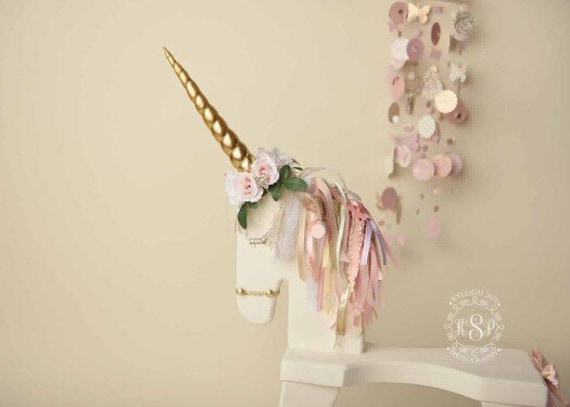 セレスティア ユニコーンの角 アクセサリー ロッキングホース