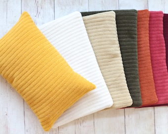 Cordetta fall corduroy textured knit posing pillow