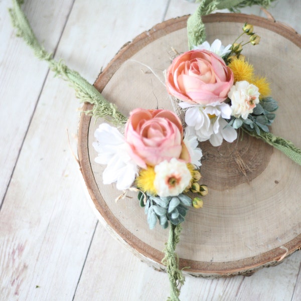 Wildflower Headband Etsy