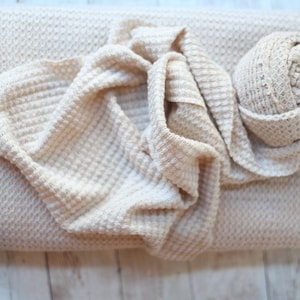 benjamin collection stretch fabric posing wrap in khaki tan