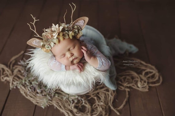 Deer Outfit Deer Hat and Diaper Cover