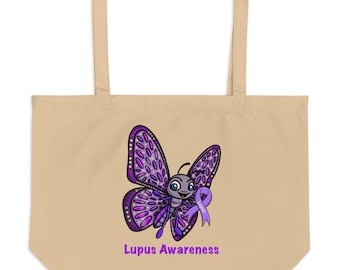 Lupus Large organic tote bag
