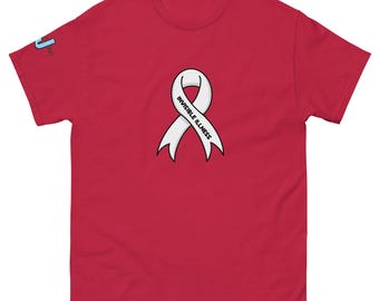 Invisible Illness Awareness Ribbon, uniseks klassiek T-shirt