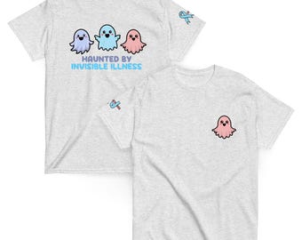 Haunted By Invisible Illness - uniseks T-shirt