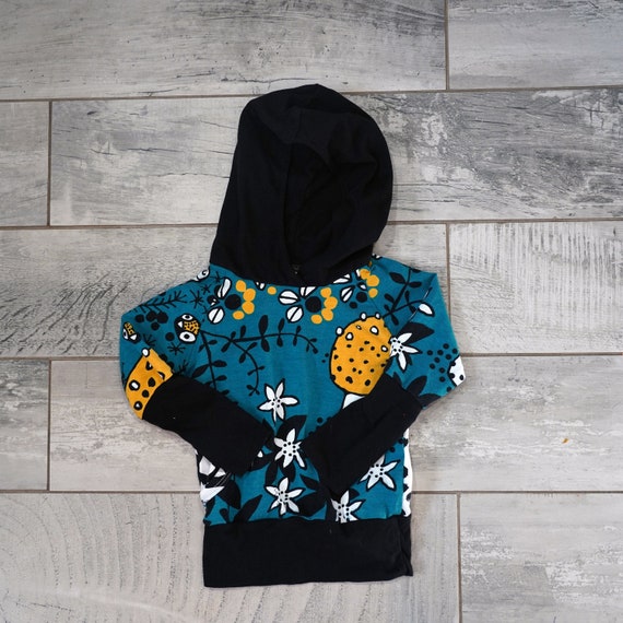 12M 3T Mushroom Print Hoodie Grow With Me Hoodie Mushroom and Leaf Print Knit Top Unisex Graphic Color Blocked Baby Hooded Shirt Etsy