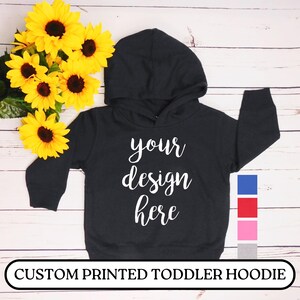 Personalized Toddler Hoodie, Kids Name Hooded Sweatshirt, Personalized Text Hoodie, Custom Birthday Gift For Kids, Customized Unisex Hoodies