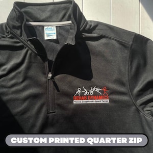 Personalized Quarter Sweatshirt, Custom Name Pullover, Unique Quarter Zip Sweater, Customized Unisex Pullover For Men And Women