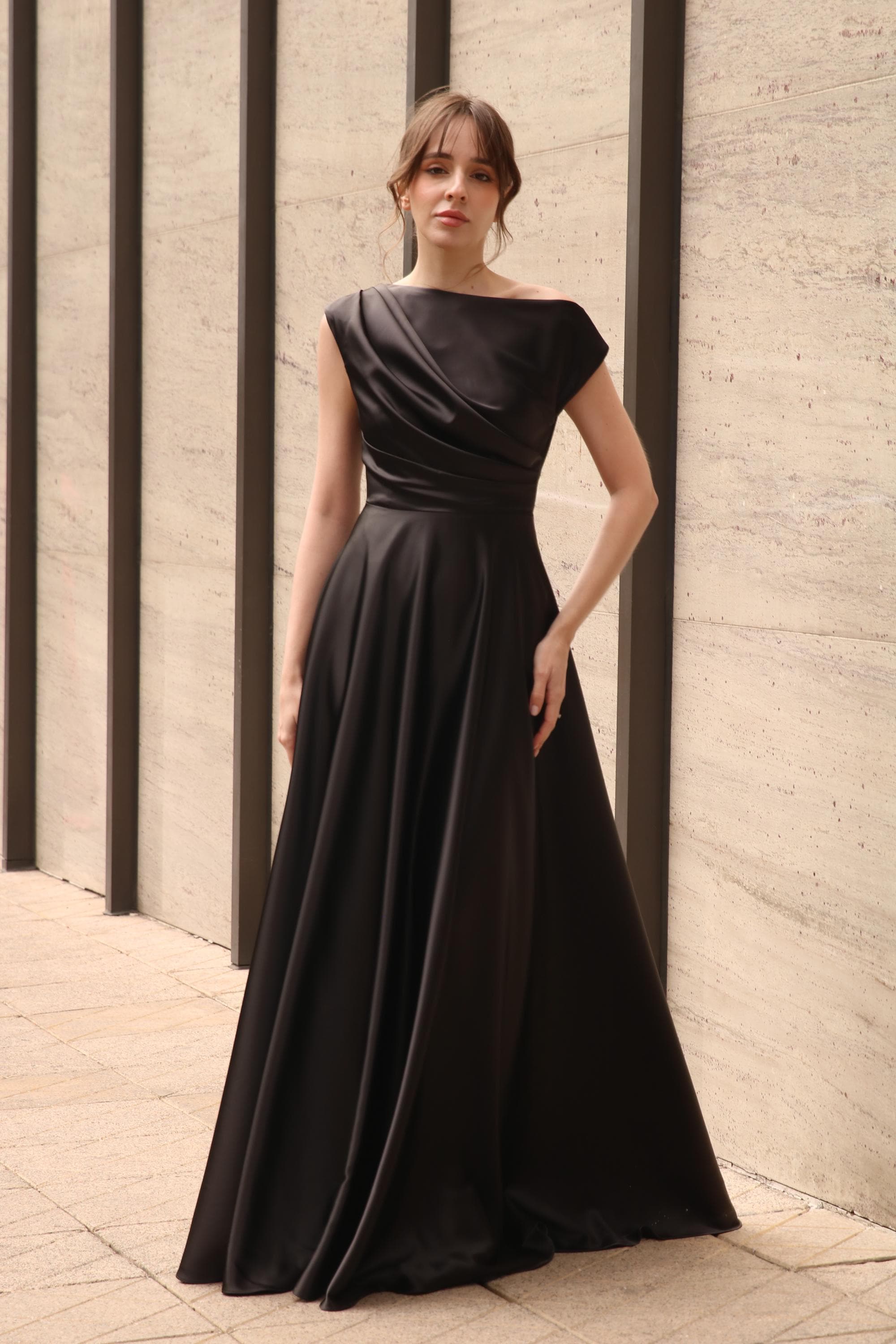 Two Piece Formal Black Dress - Etsy Australia