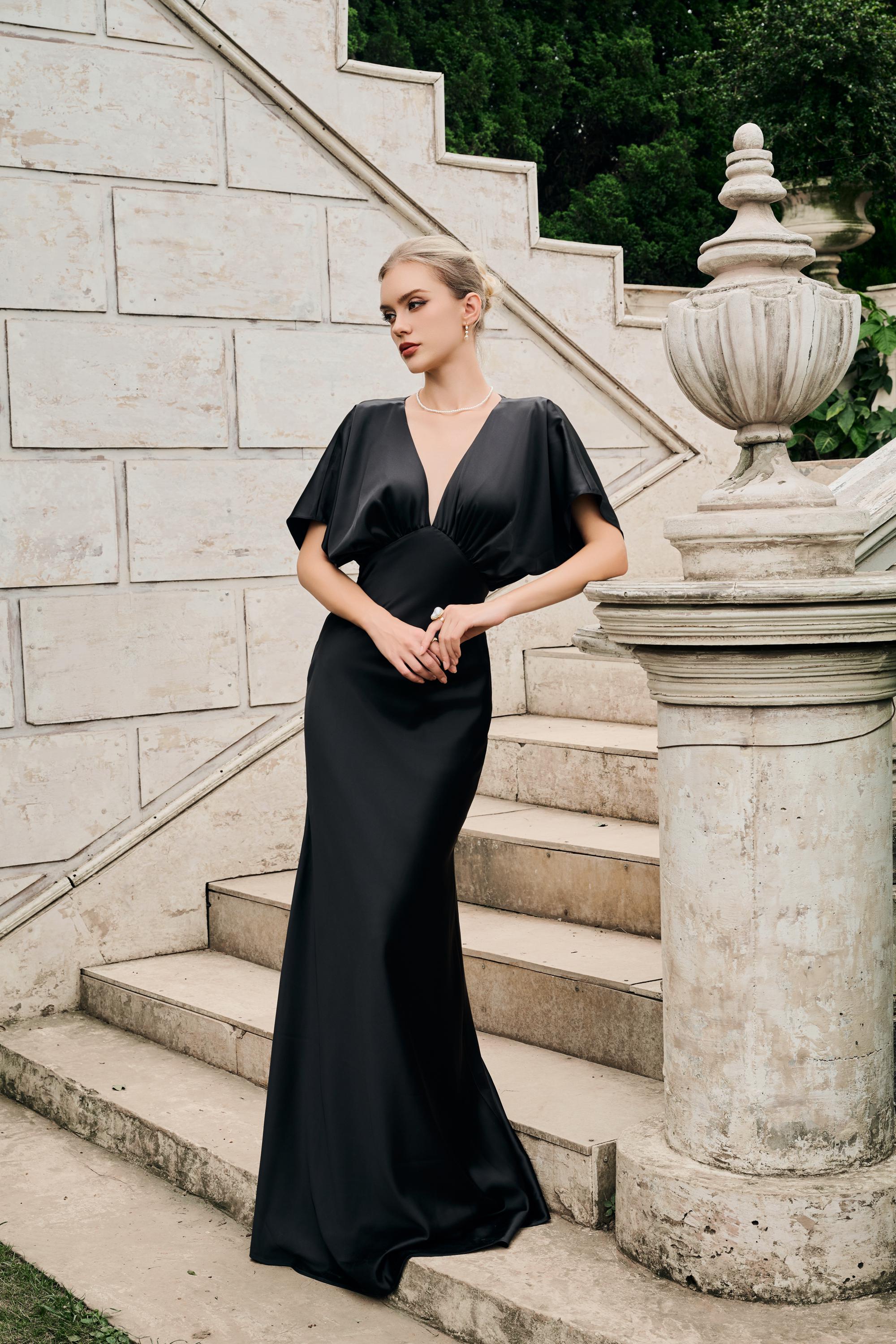 Silk Empire Waist Dress - Etsy