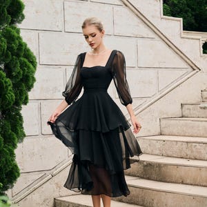 thin long sleeve dress WYWM Winter Fashion Base Mid-length Knitted Dress Women Silmming Thin –  Sheingraceful