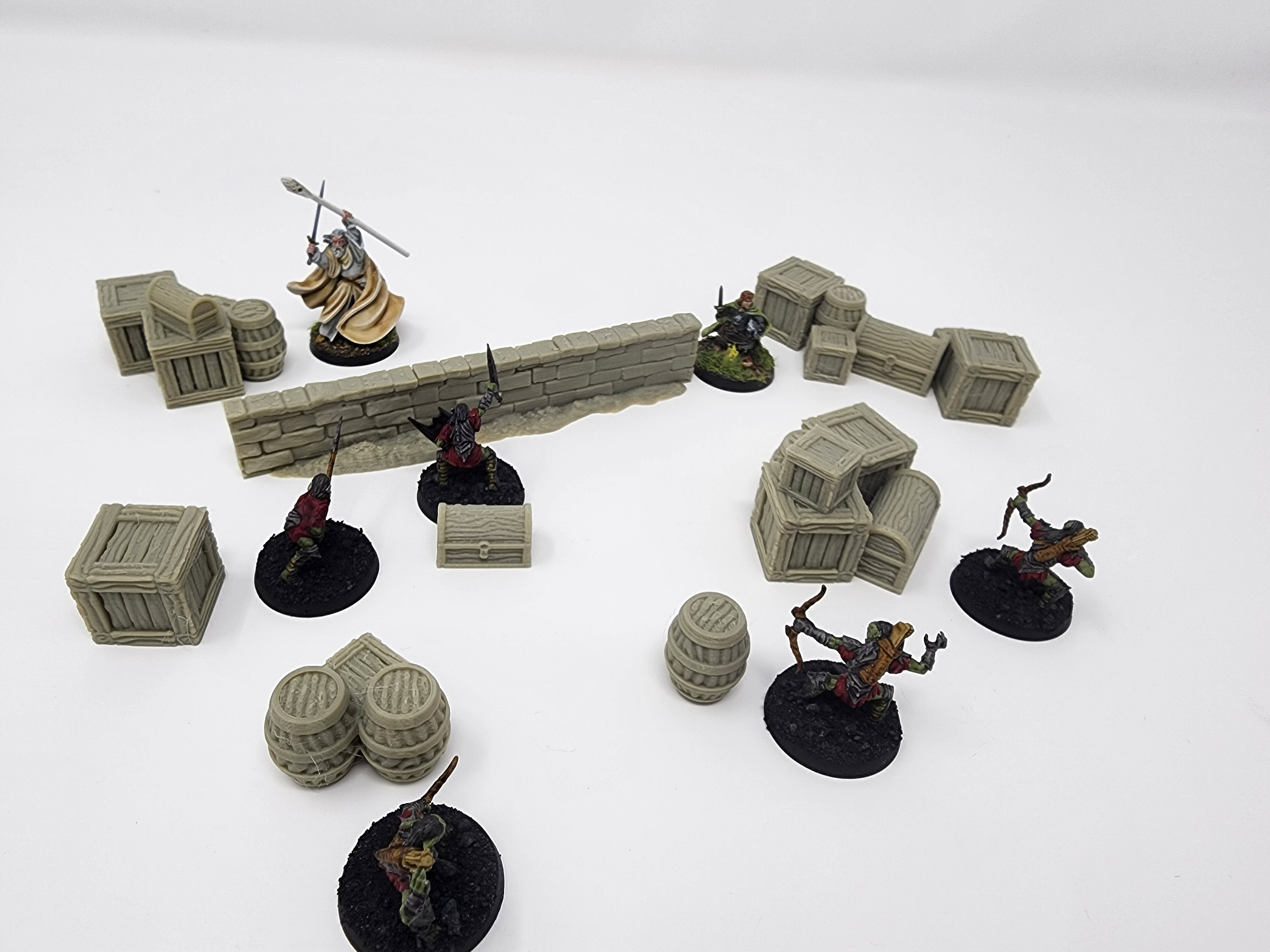 Scatter Terrain, Kingdom of Saxonia - Rohan Inspired - MESBG